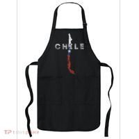 Chilean Map And Flag Distressed Chile Souvenir Apron thumb 0