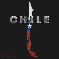 Chilean Map And Flag Distressed Chile Souvenir Ornament thumb 1