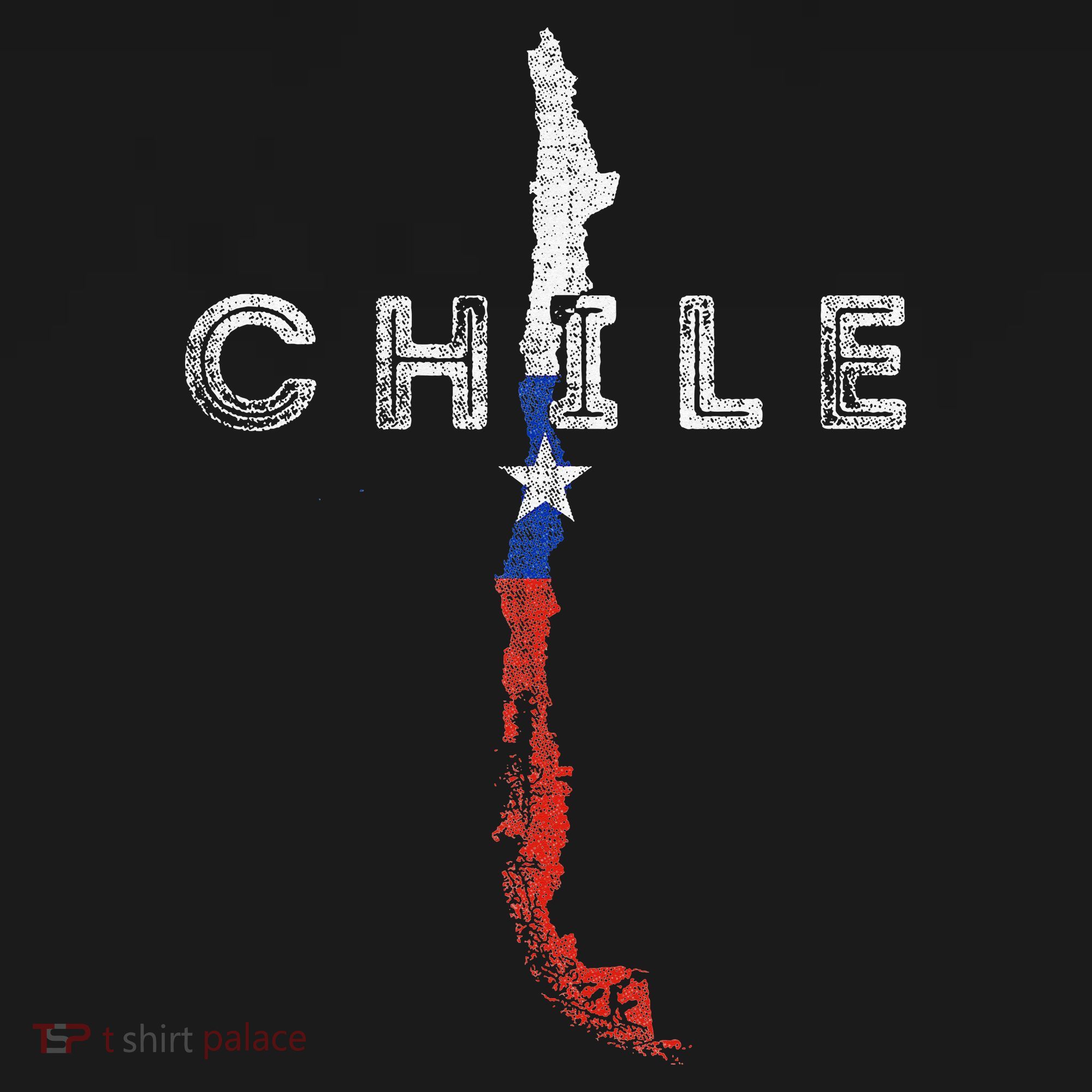 Chilean Map And Flag Distressed Chile Souvenir Ornament