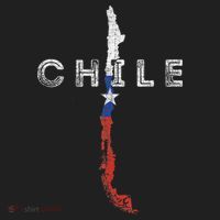 Chilean Map And Flag Distressed Chile Souvenir Hat thumb 2