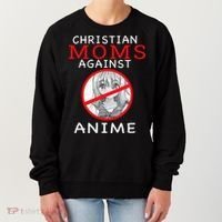 Christian Moms Against Anime Women's Sweatshirt thumb 0