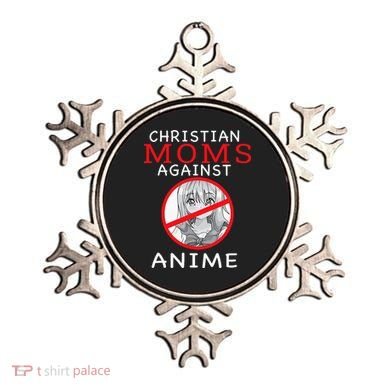 Christian Moms Against Anime Ornament