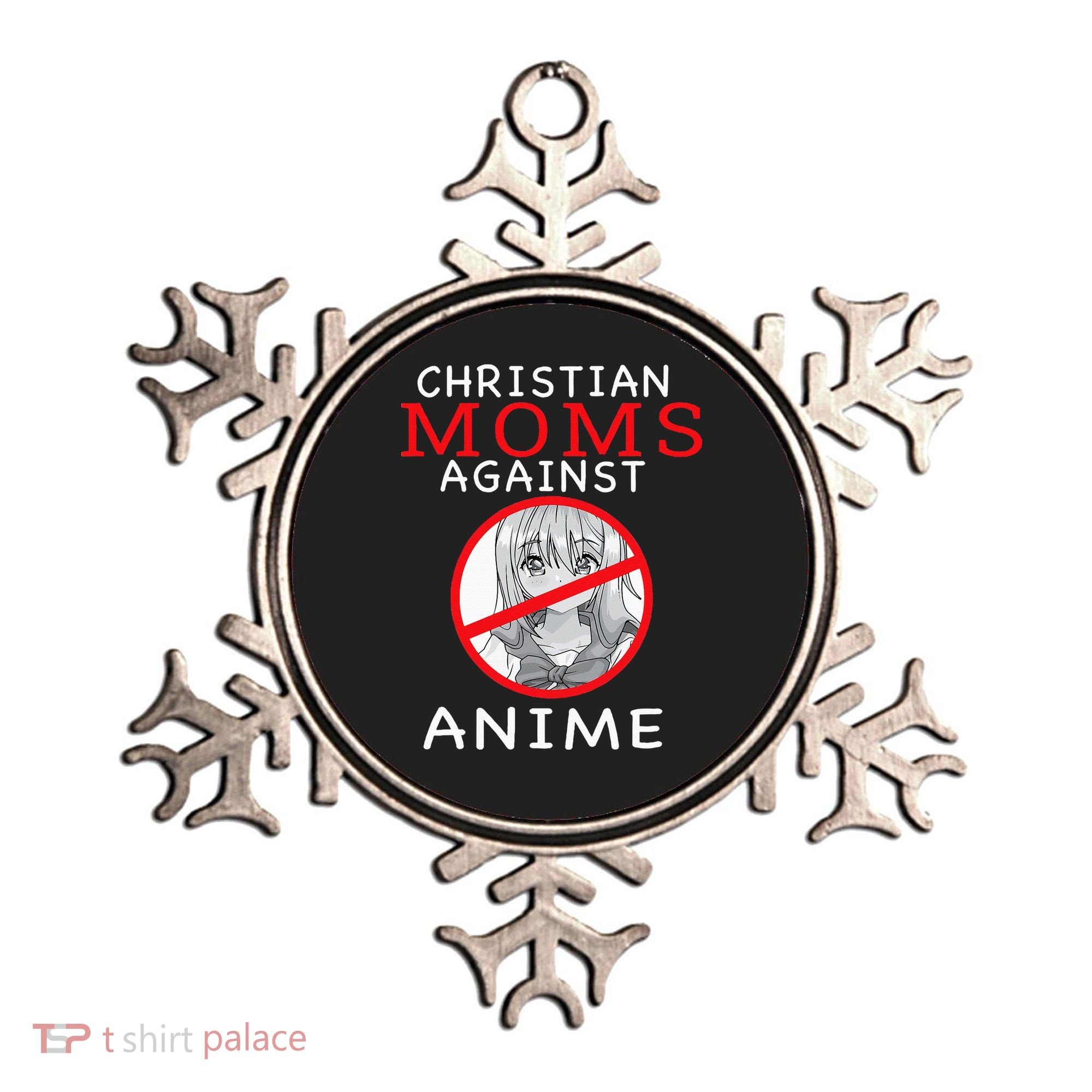 Christian Moms Against Anime Ornament