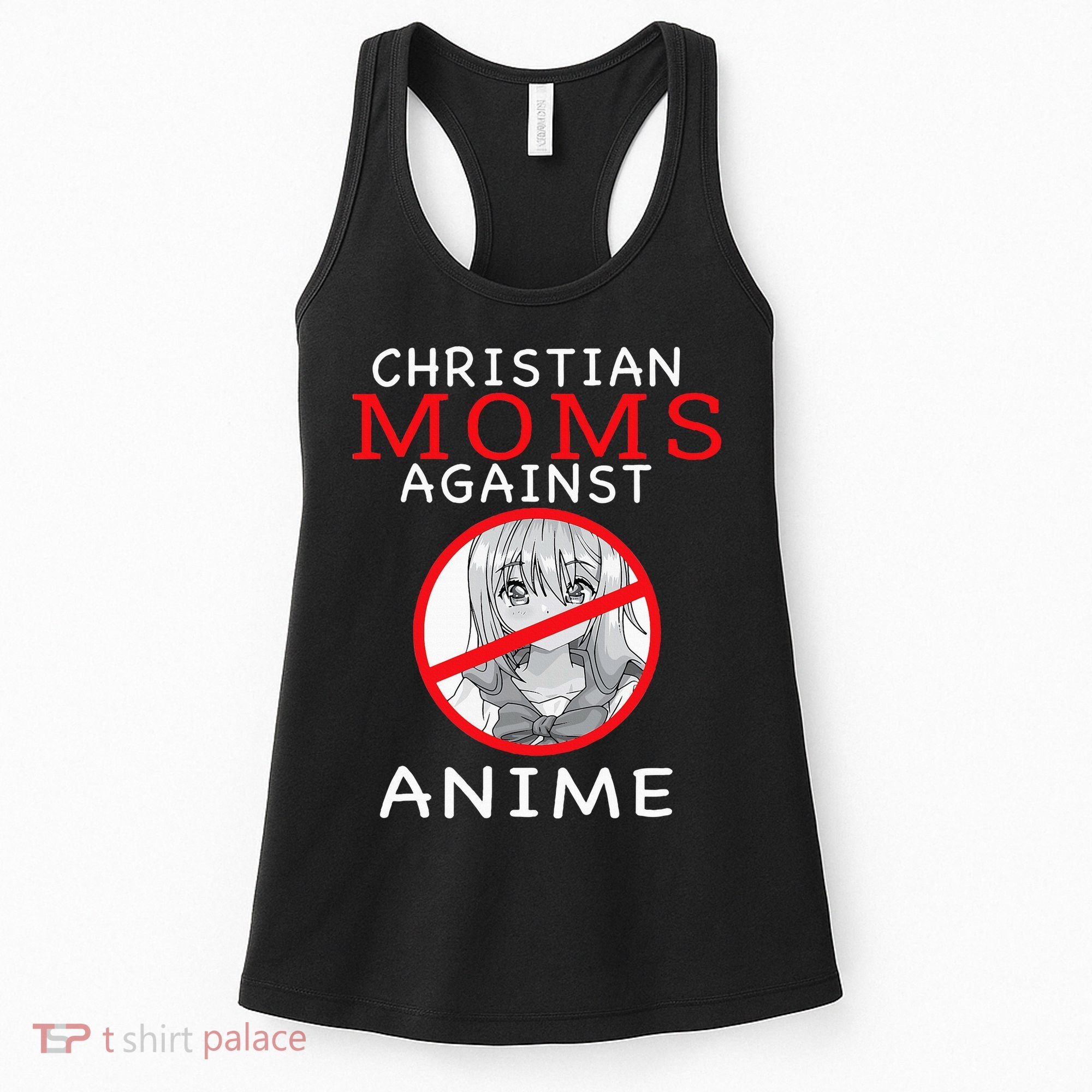 Christian Moms Against Anime Women's Tank Top
