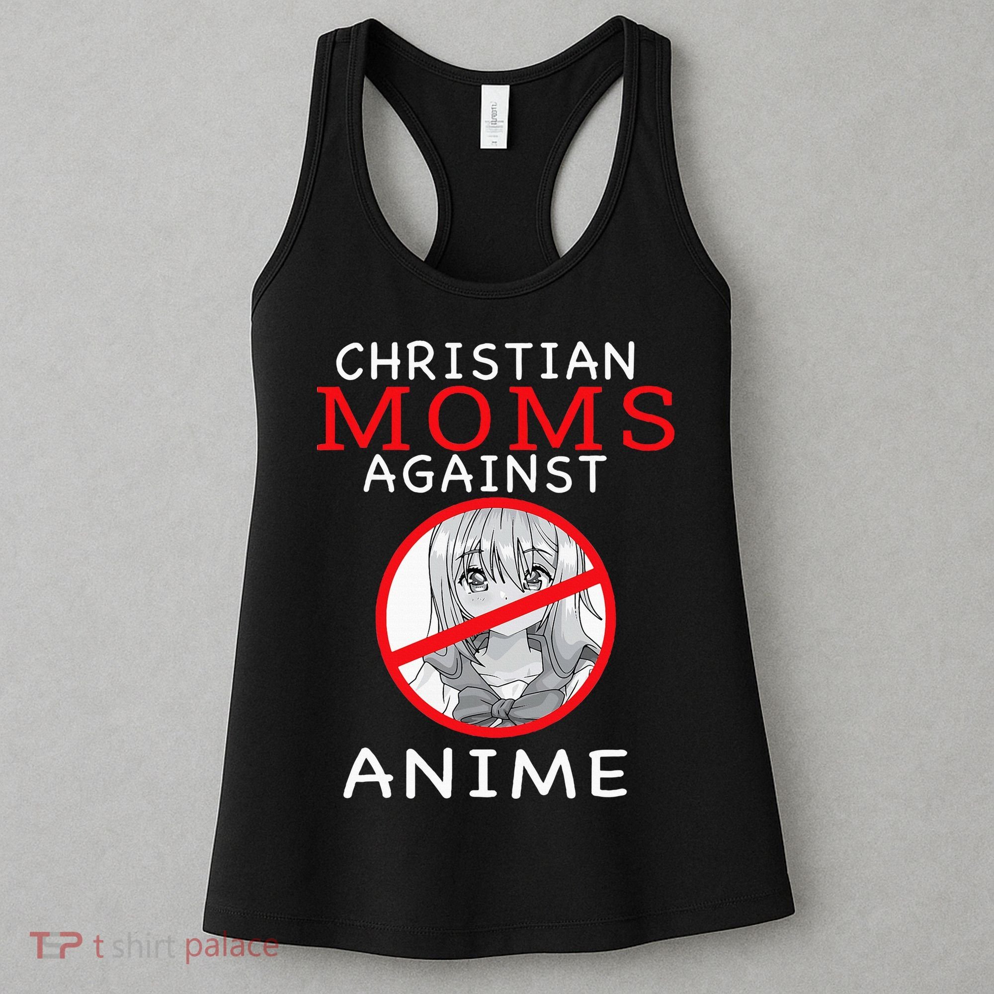 Christian Moms Against Anime Women's Tank Top