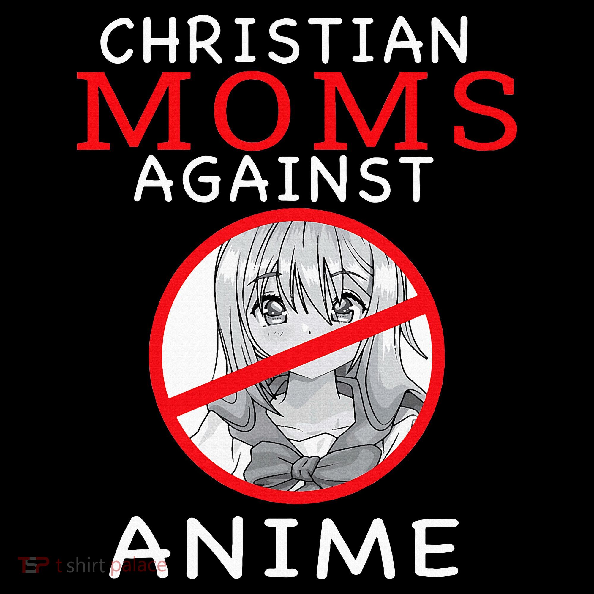 Christian Moms Against Anime Women's Tank Top