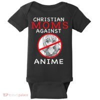 Christian Moms Against Anime Baby Bodysuit thumb 0