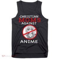 Christian Moms Against Anime Tank Top thumb 0