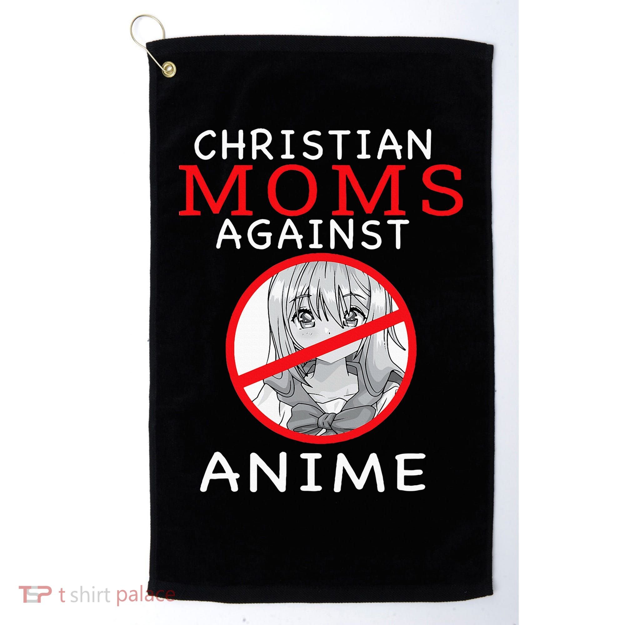 Christian Moms Against Anime Golf Towel