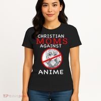Christian Moms Against Anime Women's T-Shirt thumb 4