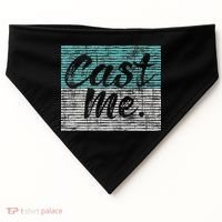 Cast Me Actor Actress Drama Acting Lover Theatre USA-Made Doggie Bandana thumb 0