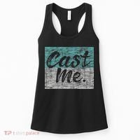 Cast Me Actor Actress Drama Acting Lover Theatre Women's Tank Top thumb 0