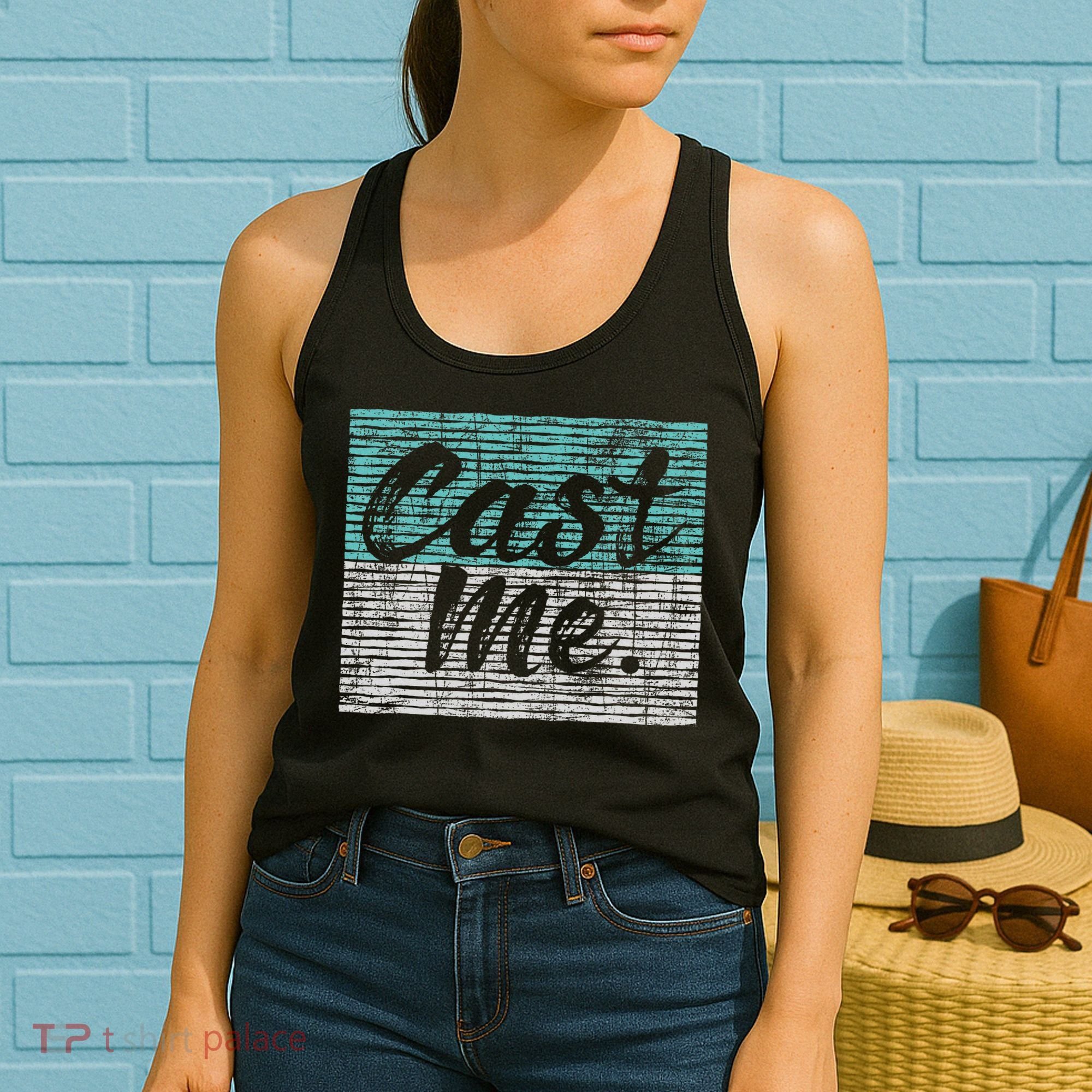 Cast Me Actor Actress Drama Acting Lover Theatre Women's Tank Top