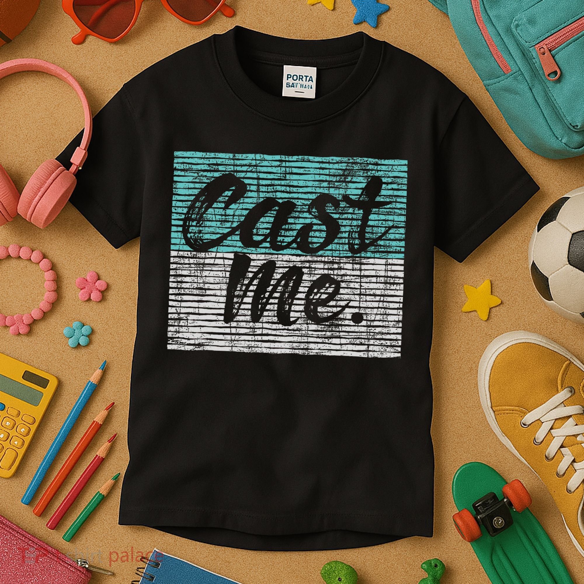 Cast Me Actor Actress Drama Acting Lover Theatre Kids T-Shirt