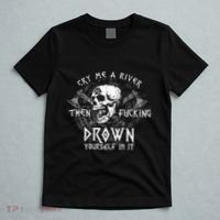 Cry Me A River Then Fucking Drown Yourself In It (On Back) T-Shirt thumb 5