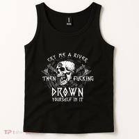 Cry Me A River Then Fucking Drown Yourself In It (On Back) Tank Top thumb 2