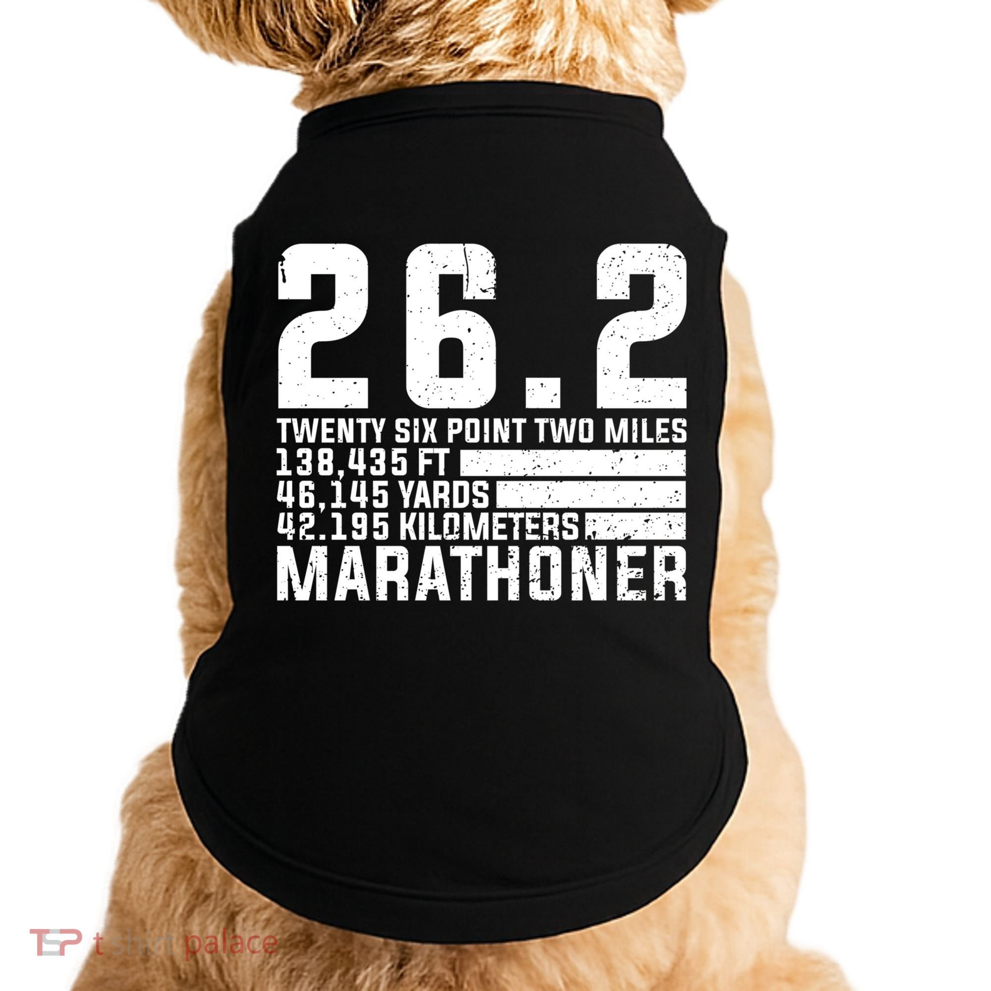 Cool Marathon Art Marathoner Running 26 2 Finisher Meaningful Gift Doggie Tank