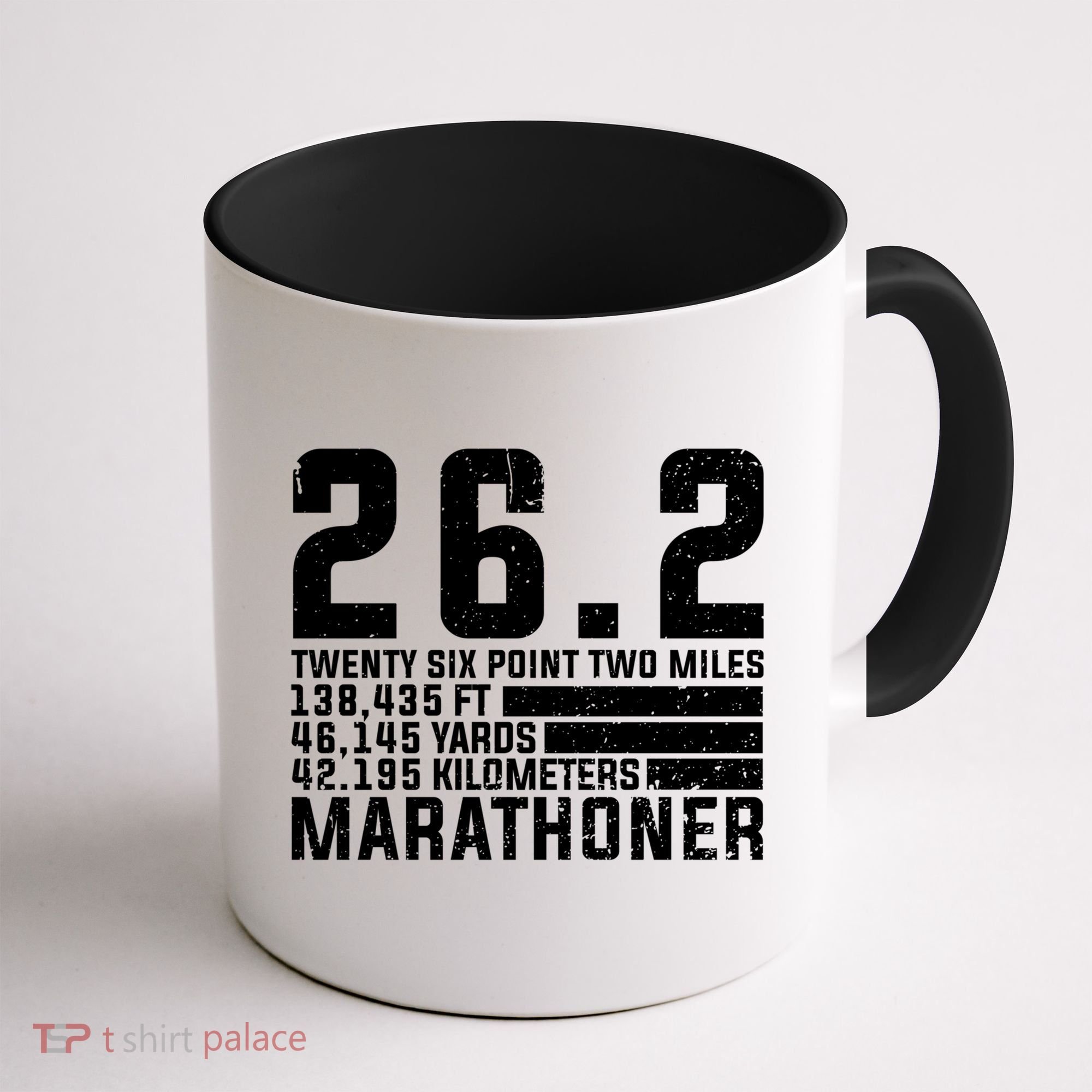 Cool Marathon Art Marathoner Running 26 2 Finisher Meaningful Gift Coffee Mug