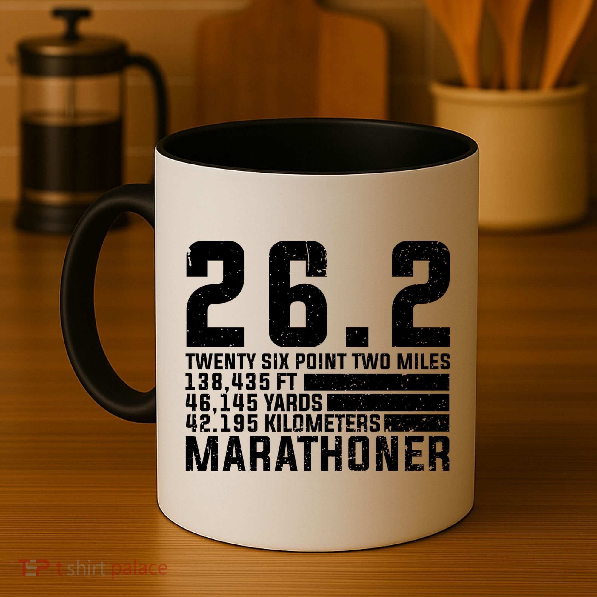 Cool Marathon Art Marathoner Running 26 2 Finisher Meaningful Gift Coffee Mug