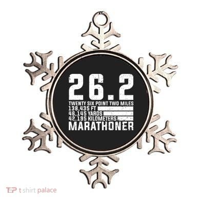 Cool Marathon Art Marathoner Running 26 2 Finisher Meaningful Gift Ornament