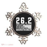 Cool Marathon Art Marathoner Running 26 2 Finisher Meaningful Gift Ornament thumb 0