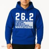 Cool Marathon Art Marathoner Running 26 2 Finisher Meaningful Gift Hoodie thumb 2