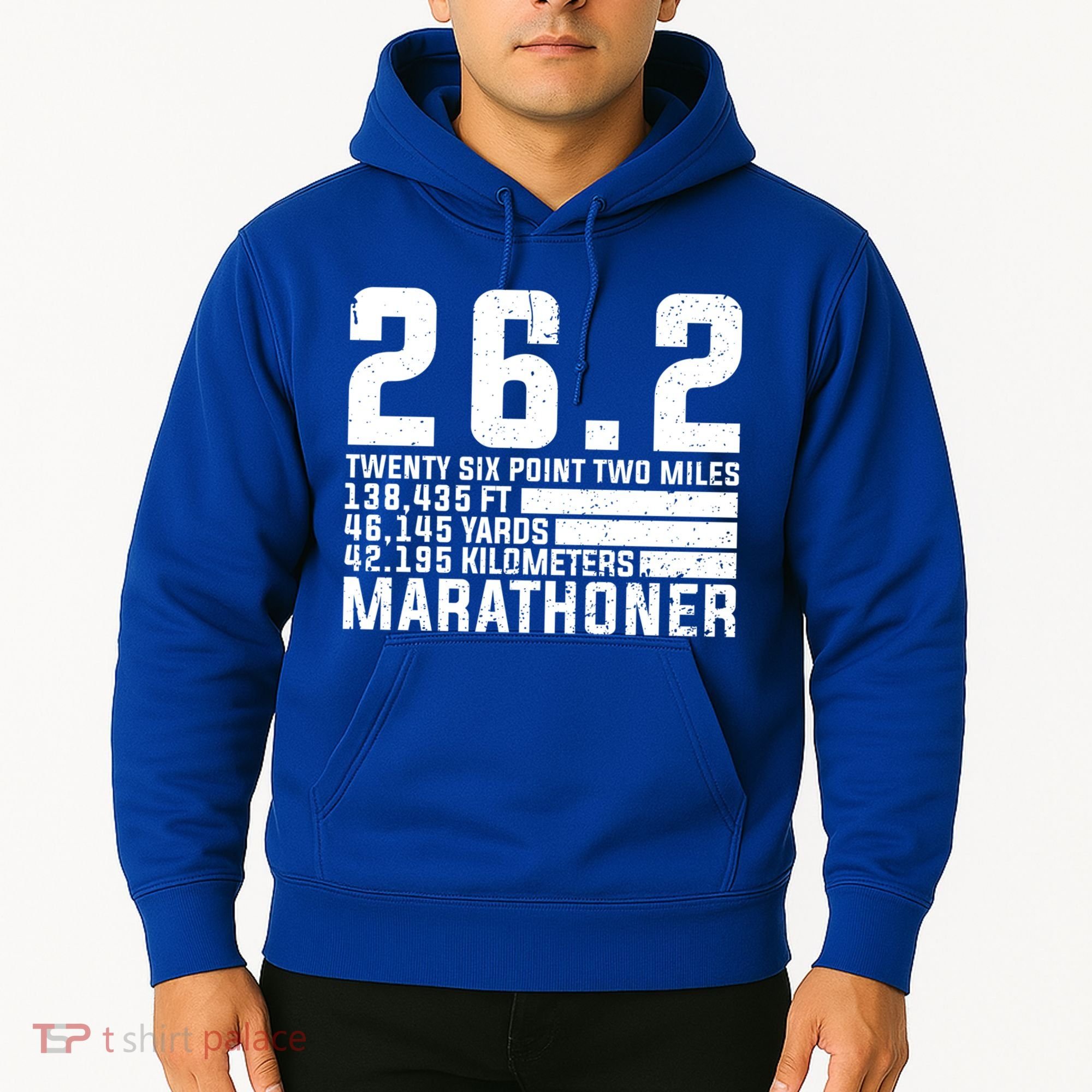 Cool Marathon Art Marathoner Running 26 2 Finisher Meaningful Gift Hoodie