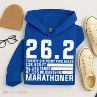 Cool Marathon Art Marathoner Running 26 2 Finisher Meaningful Gift Hoodie thumb 4
