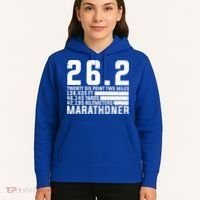 Cool Marathon Art Marathoner Running 26 2 Finisher Meaningful Gift Hoodie thumb 5