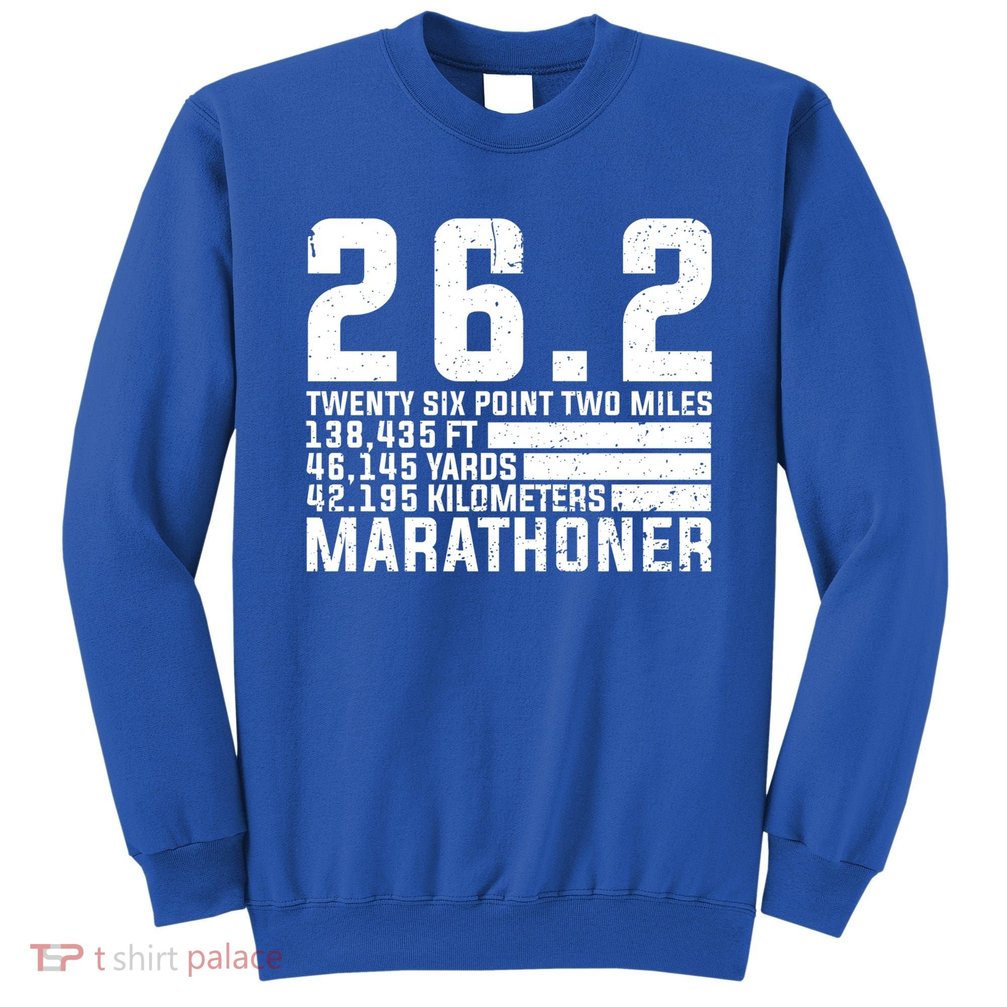 Cool Marathon Art Marathoner Running 26 2 Finisher Meaningful Gift Sweatshirt