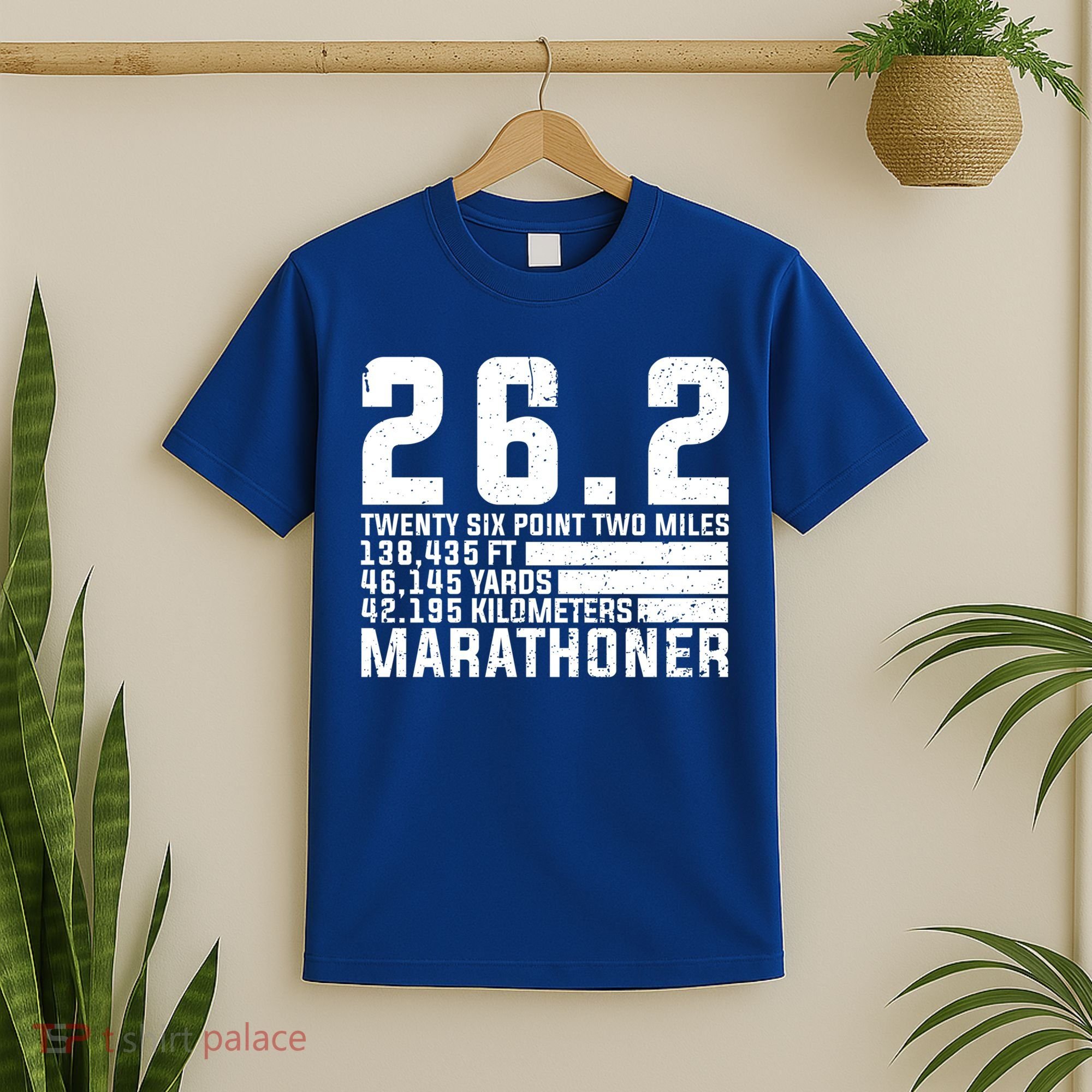 Cool Marathon Art Marathoner Running 26 2 Finisher Meaningful Gift T-Shirt