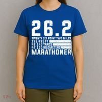 Cool Marathon Art Marathoner Running 26 2 Finisher Meaningful Gift T-Shirt thumb 4