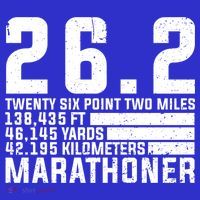Cool Marathon Art Marathoner Running 26 2 Finisher Meaningful Gift T-Shirt thumb 7