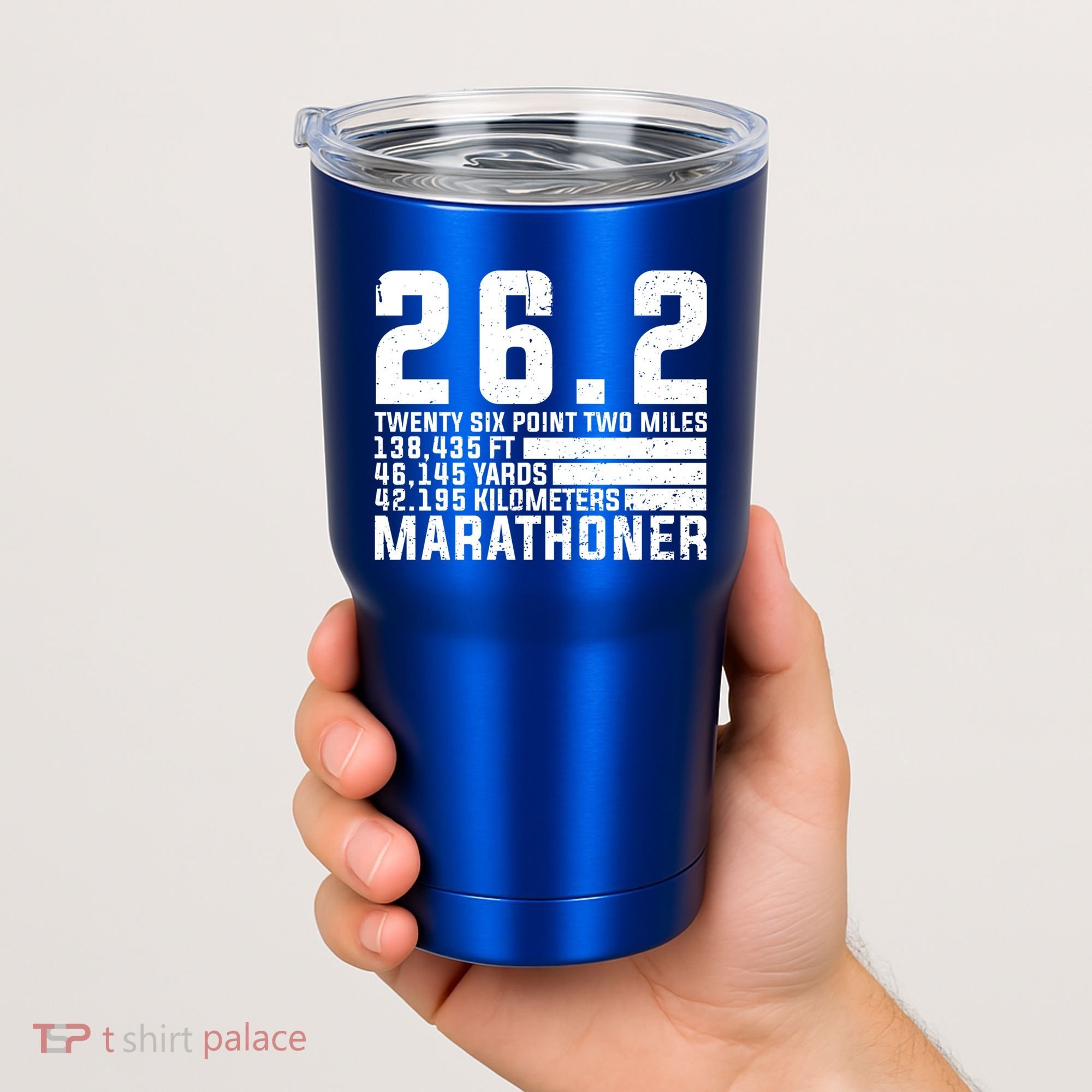 Cool Marathon Art Marathoner Running 26 2 Finisher Meaningful Gift Tumbler