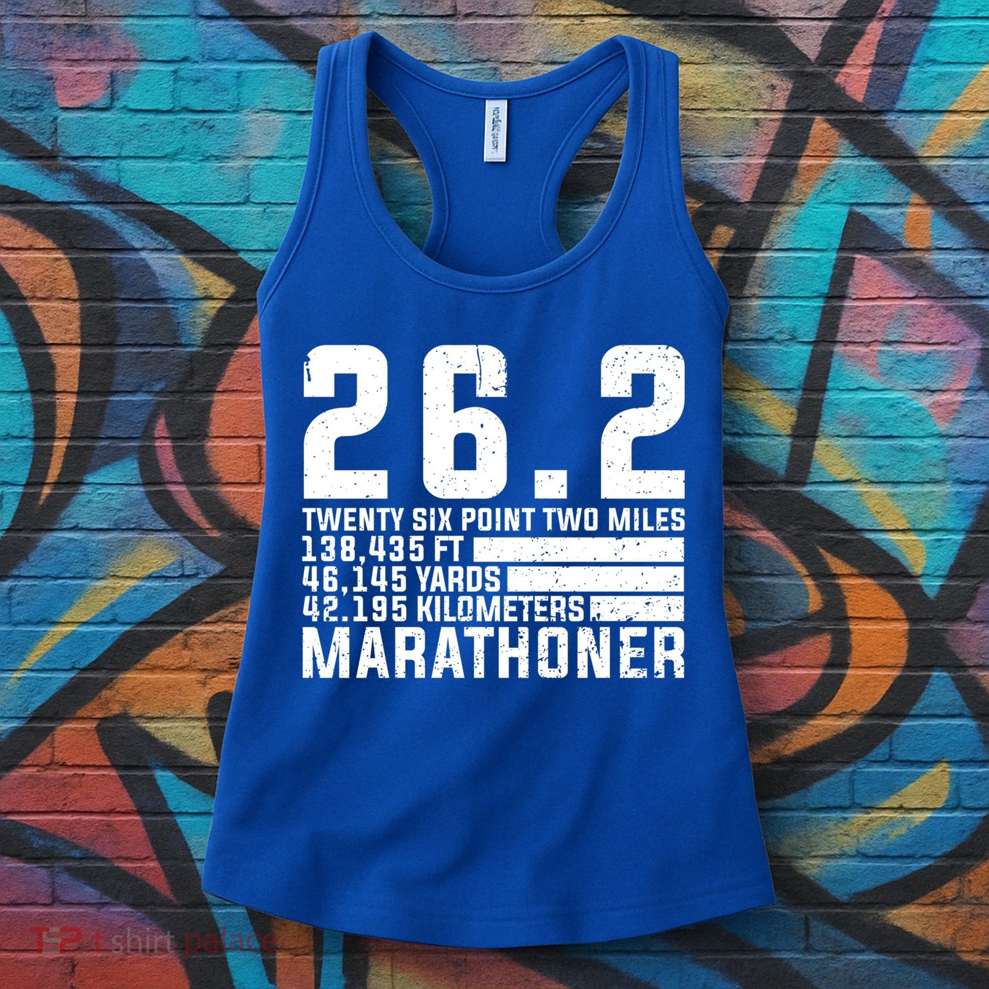 Cool Marathon Art Marathoner Running 26 2 Finisher Meaningful Gift Women's Tank Top
