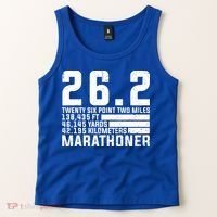 Cool Marathon Art Marathoner Running 26 2 Finisher Meaningful Gift Tank Top thumb 2