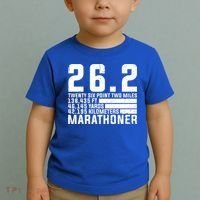 Cool Marathon Art Marathoner Running 26 2 Finisher Meaningful Gift Toddler T-Shirt thumb 2
