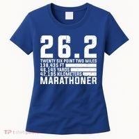 Cool Marathon Art Marathoner Running 26 2 Finisher Meaningful Gift Women's T-Shirt thumb 0