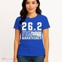 Cool Marathon Art Marathoner Running 26 2 Finisher Meaningful Gift Women's T-Shirt thumb 4