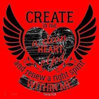 Creat Me A Clean Heart O God And Renew A Right Spirit Within Me Santa Hat thumb 1