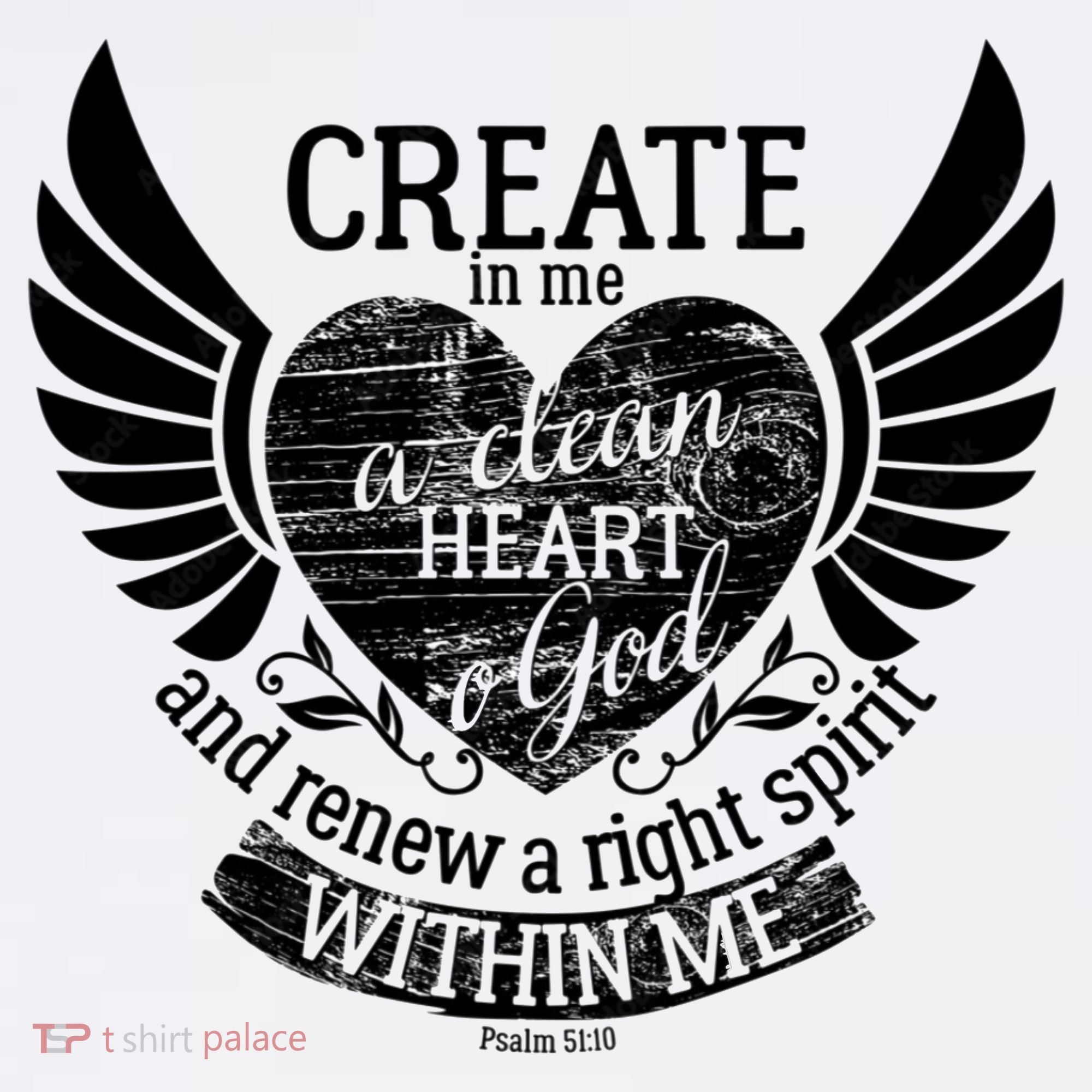 Creat Me A Clean Heart O God And Renew A Right Spirit Within Me Polo