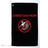 Christian Mom Against Bigweld Golf Towel thumb 0