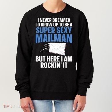 Cool Mailman Art For Postal Worker Post Office Mail Women's Sweatshirt