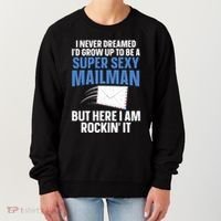Cool Mailman Art For Postal Worker Post Office Mail Women's Sweatshirt thumb 0