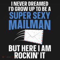 Cool Mailman Art For Postal Worker Post Office Mail USA-Made Doggie Bandana thumb 2