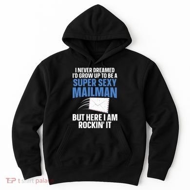 Cool Mailman Art For Postal Worker Post Office Mail Hoodie