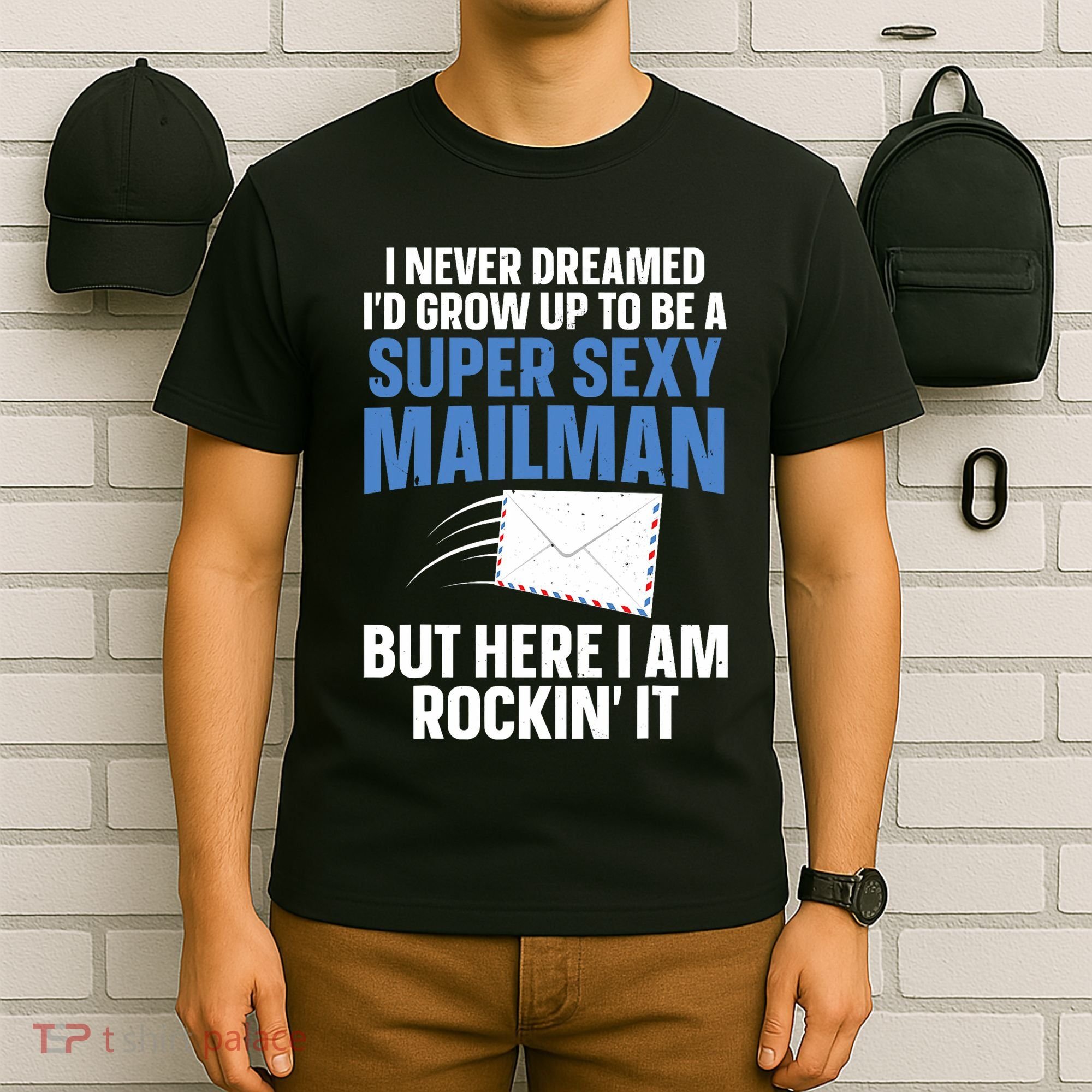 Cool Mailman Art For Postal Worker Post Office Mail T-Shirt