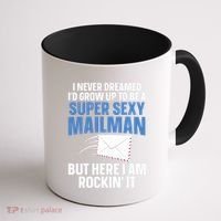 Cool Mailman Art For Postal Worker Post Office Mail Coffee Mug thumb 1