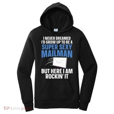 Cool Mailman Art For Postal Worker Post Office Mail Women's Hoodie