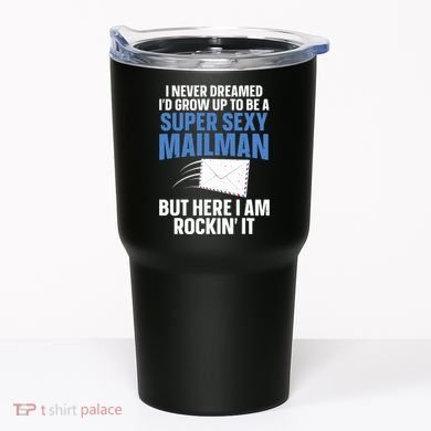 Cool Mailman Art For Postal Worker Post Office Mail Tumbler